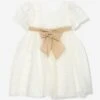 Girls Maxi Dress In White -Monna Clothing Shop PATS4071 ECRU 1