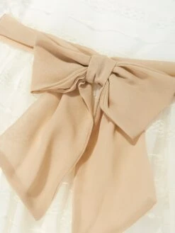 Girls Maxi Dress In White 8 Girls Maxi Dress In White -Monna Clothing Shop PATS4071 ECRU 3