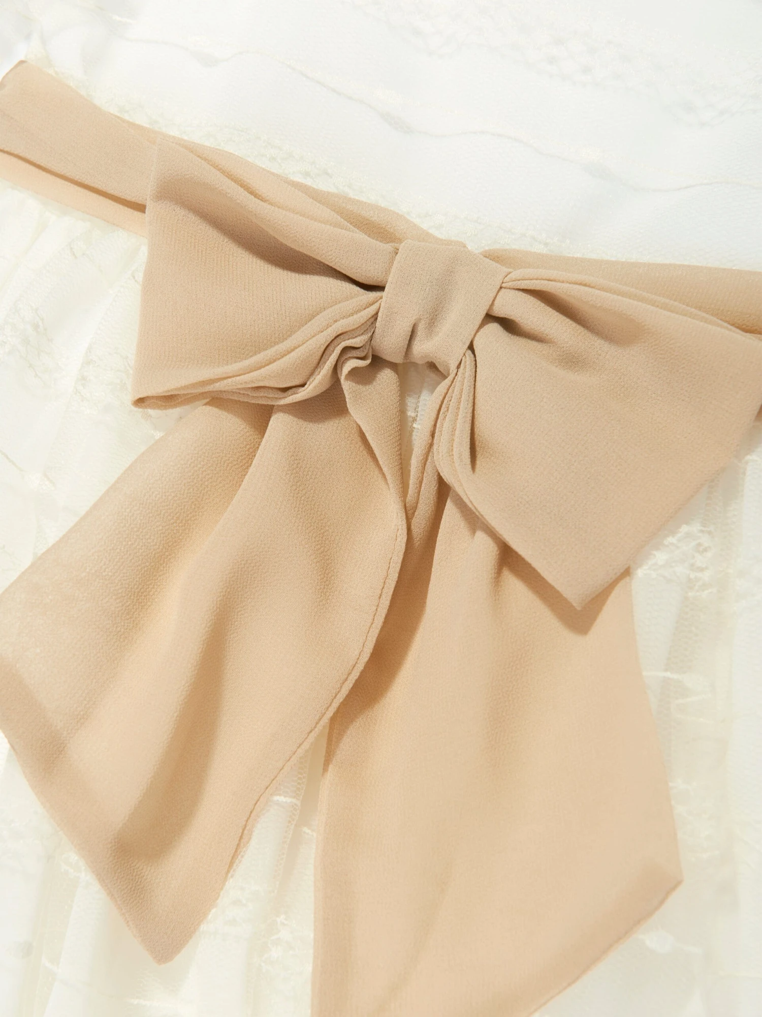 Girls Maxi Dress In White 5 Girls Maxi Dress In White - Image 3