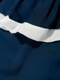 Girls Ruffle Yacht Club Dress In Navy 10 Girls Ruffle Yacht Club Dress In Navy -Monna Clothing Shop PATS4086 MARINE 3