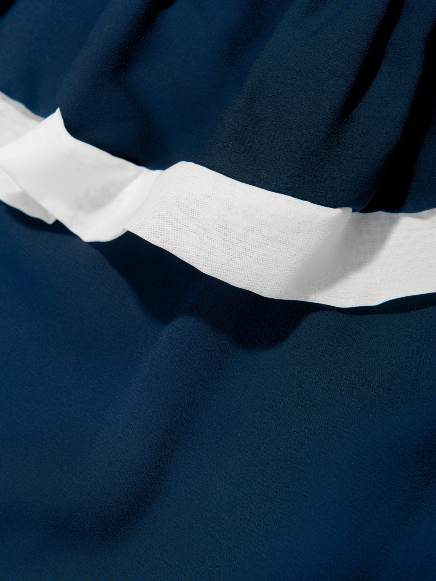 Girls Ruffle Yacht Club Dress In Navy 6 Girls Ruffle Yacht Club Dress In Navy - Image 4