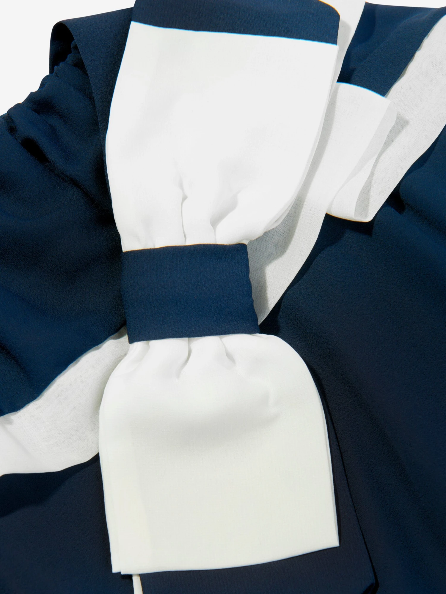 Girls Ruffle Yacht Club Dress In Navy 7 Girls Ruffle Yacht Club Dress In Navy - Image 5