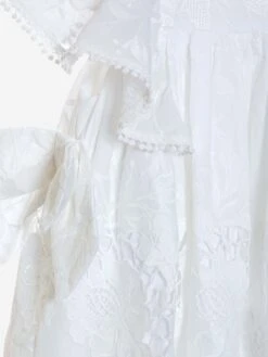 Girls Yacht Club Dress In White -Monna Clothing Shop PATS4087 WHITE 3