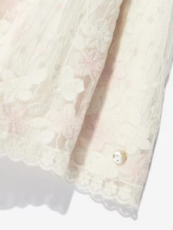 Girls Ceremony Dress In Ivory -Monna Clothing Shop PAZS4010 IVORY 4