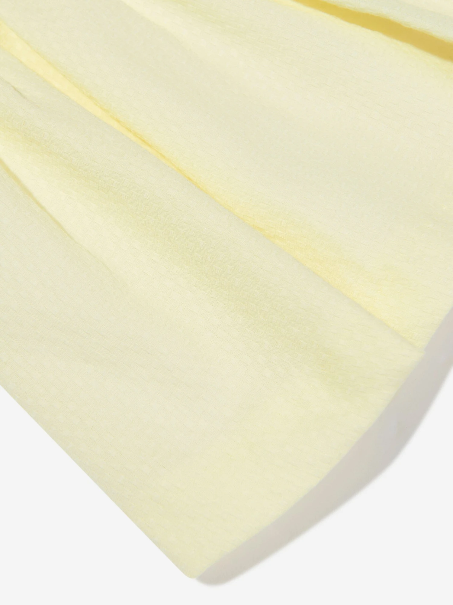 Baby Girls Cotton Smocked Dress In Yellow 6 Baby Girls Cotton Smocked Dress In Yellow - Image 4