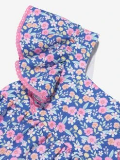 Girls Floral Cotton Dress In Multicolour -Monna Clothing Shop PAZS4014 MULTICOLOURED 3