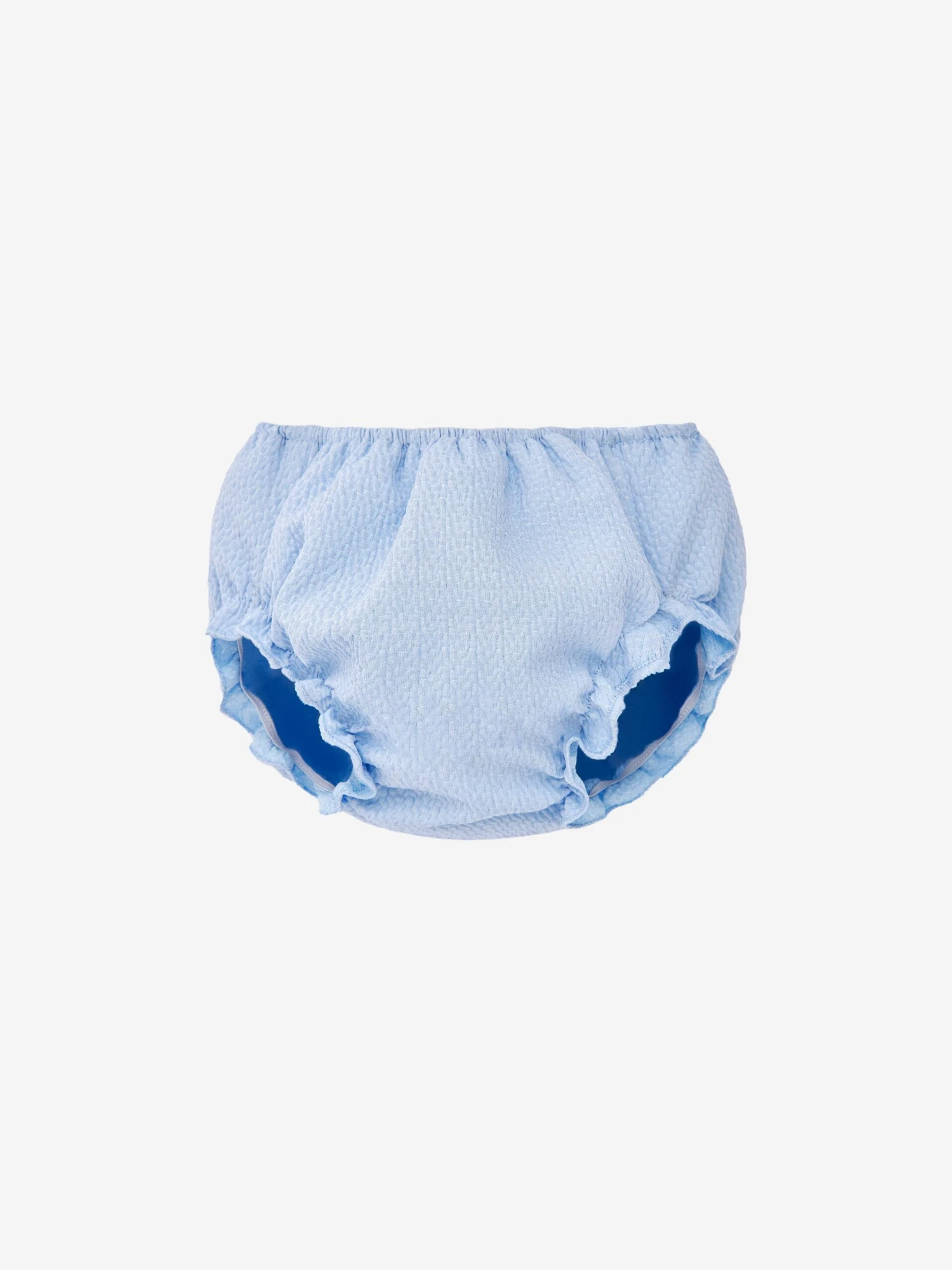 Baby Girls Dress With Knickers Set In Blue 7 Baby Girls Dress With Knickers Set In Blue - Image 5
