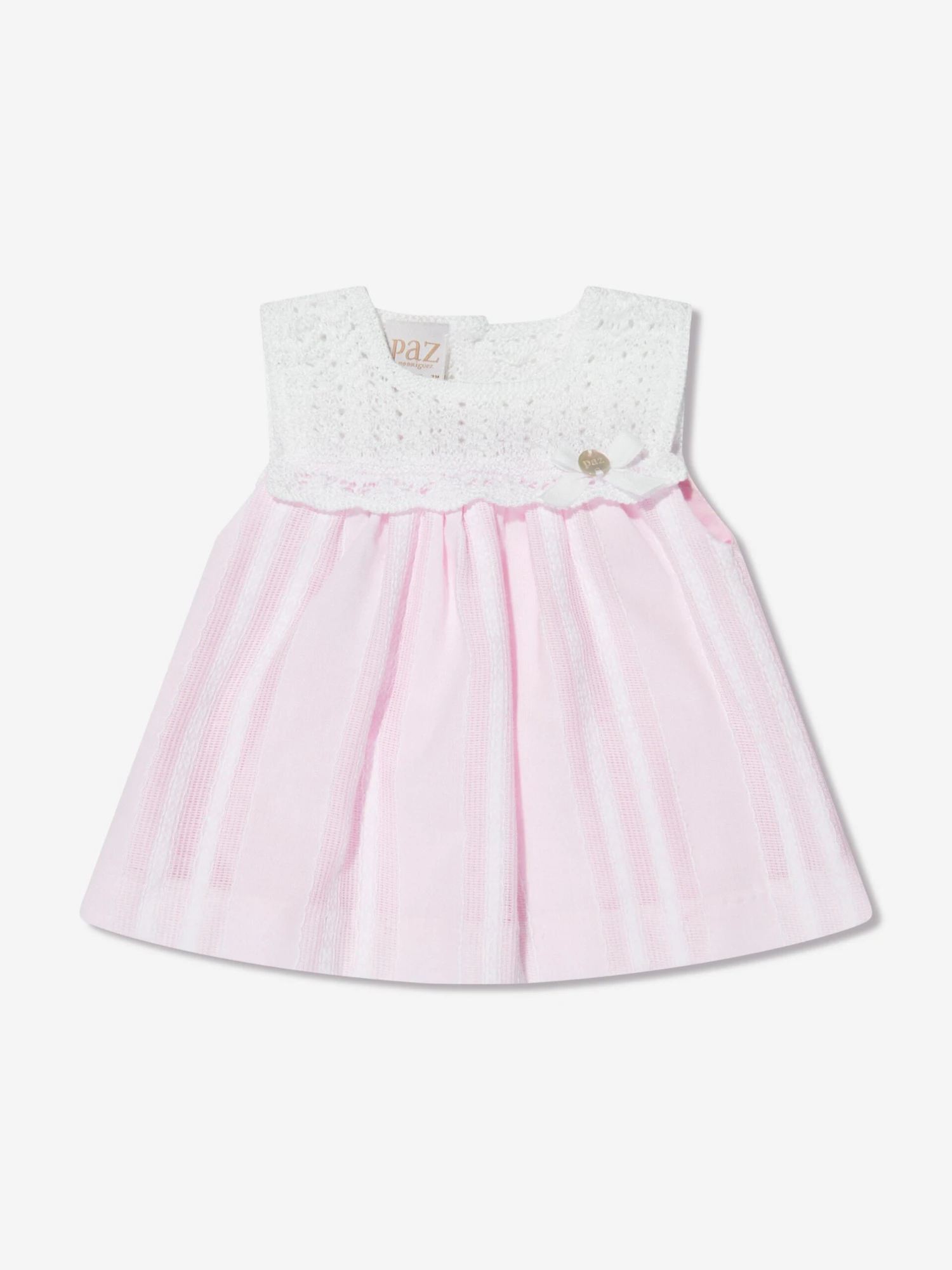 Baby Girls Dress And Knickers Set In Pink 4 Baby Girls Dress And Knickers Set In Pink - Image 2