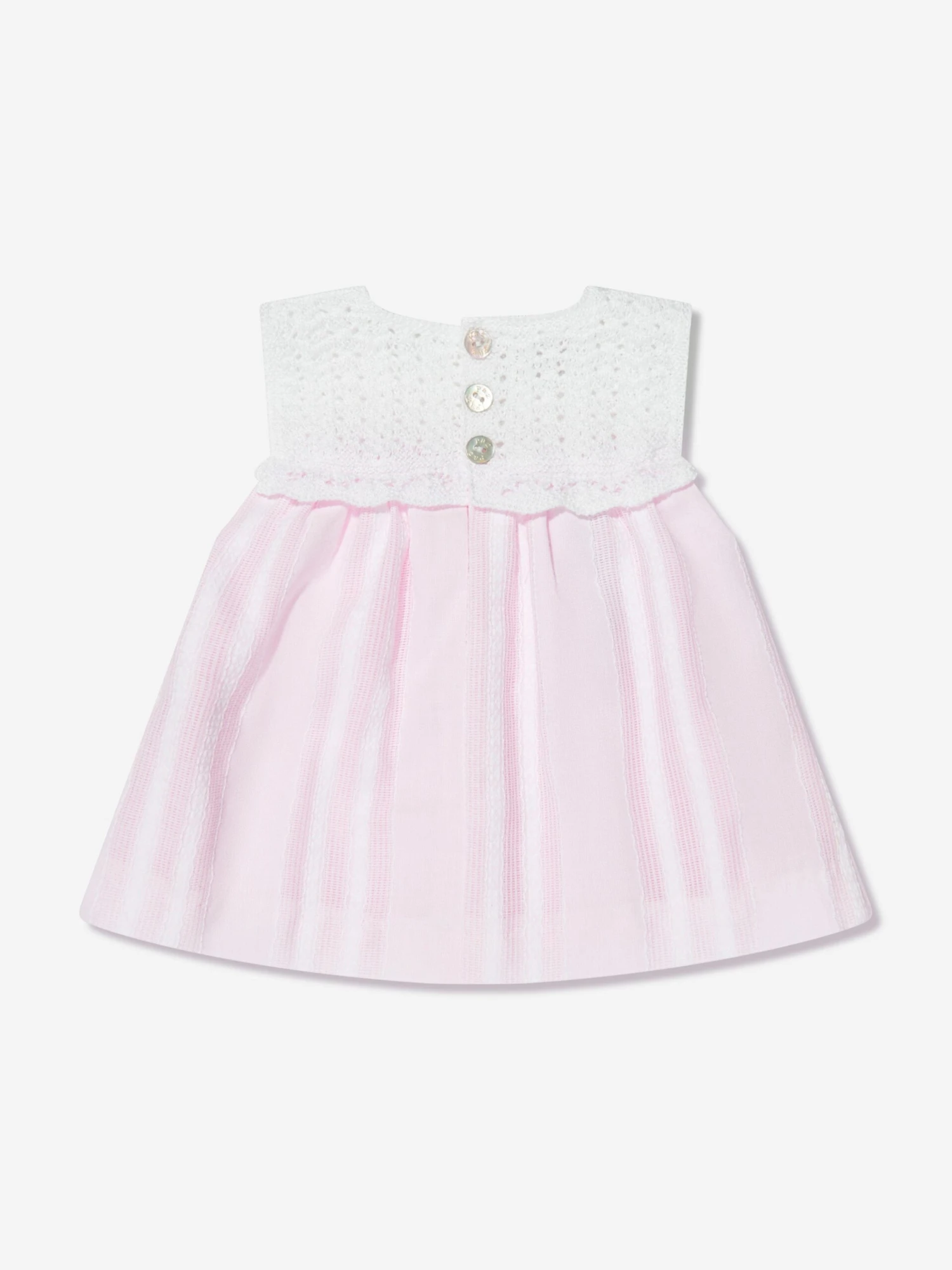 Baby Girls Dress And Knickers Set In Pink 5 Baby Girls Dress And Knickers Set In Pink - Image 3