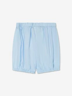 Baby Girls Rose Smocked Dress And Bloomers In Blue 9 Baby Girls Rose Smocked Dress And Bloomers In Blue -Monna Clothing Shop RACA3012 BLU 4