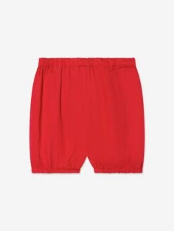 Baby Girls Classic Smocked Dress And Bloomers In Red 9 Baby Girls Classic Smocked Dress And Bloomers In Red -Monna Clothing Shop RACA3015 RED 4