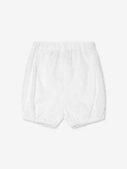 Baby Girls Swiss Dot Smocked Dress And Bloomers In Ivory 9 Baby Girls Swiss Dot Smocked Dress And Bloomers In Ivory -Monna Clothing Shop RACA3016 IVR 4