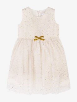 Baby Girls Sparkle Star Tulle Dress In Pink