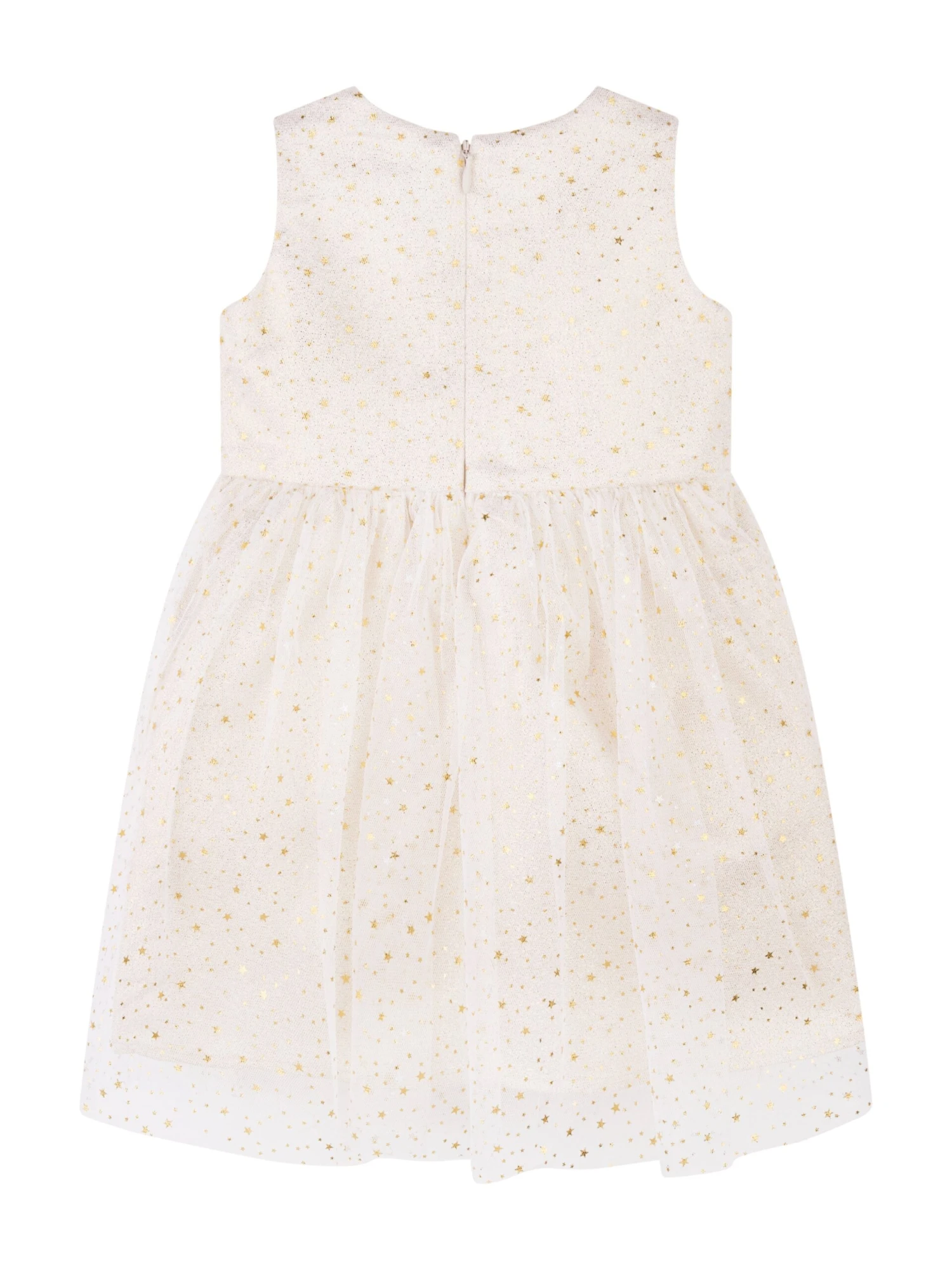 Baby Girls Sparkle Star Tulle Dress In Pink 4 Baby Girls Sparkle Star Tulle Dress In Pink - Image 2