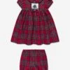 Baby Girls Christmas Tree Dress And Bloomers In Red -Monna Clothing Shop RACA3047 RED 1