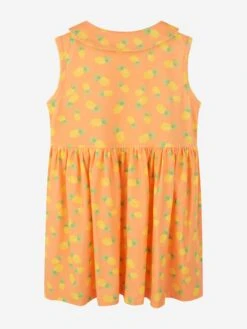 Girls Pineapple Dress In Orange -Monna Clothing Shop RACS4014 ORANGE 2