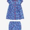 Baby Girls Anchor Shirt Dress And Bloomers In Blue 1 Baby Girls Anchor Shirt Dress And Bloomers In Blue -Monna Clothing Shop RACS4021 BLUE 1