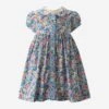 Baby Girls Rose Dress And Bloomers In Blue -Monna Clothing Shop RACS4032 BLUE 1