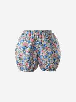 Baby Girls Rose Dress And Bloomers In Blue -Monna Clothing Shop RACS4032 BLUE 4