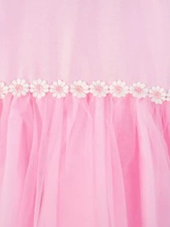 Baby Girls Daisy Tulle Dress In Pink -Monna Clothing Shop RACS4059 PINK 3
