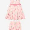 Baby Girls Ice Cream Dress And Bloomers In Pink -Monna Clothing Shop RACS4070 PINK 1