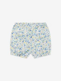 Baby Girls Floral Smocked Dress And Bloomers In Multicolour 9 Baby Girls Floral Smocked Dress And Bloomers In Multicolour -Monna Clothing Shop RACS4071 MULTICOLOURED 4