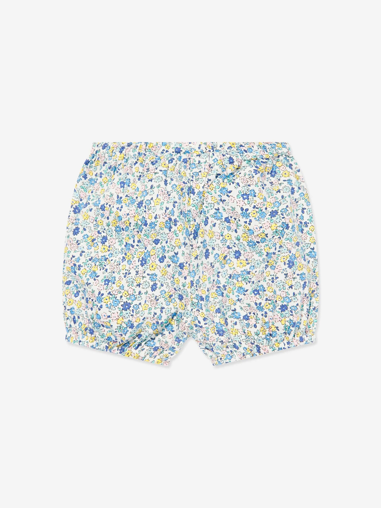 Baby Girls Floral Smocked Dress And Bloomers In Multicolour 6 Baby Girls Floral Smocked Dress And Bloomers In Multicolour - Image 4