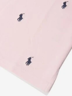 Girls Embroidered Polo Dress In Pink -Monna Clothing Shop RALA3245 HINT OF PINK 4