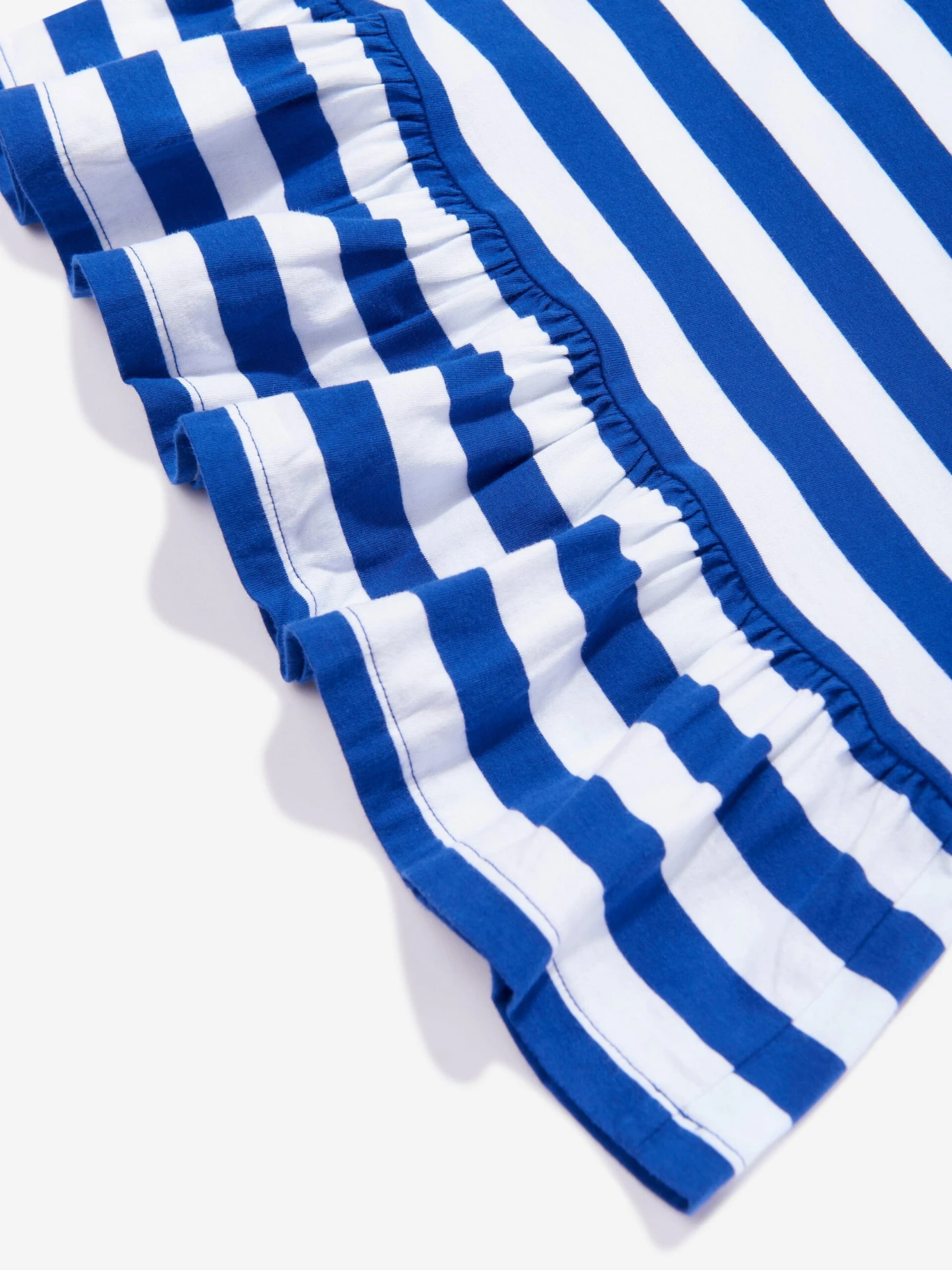 Girls Striped Bear Dress In Blue 6 Girls Striped Bear Dress In Blue - Image 4