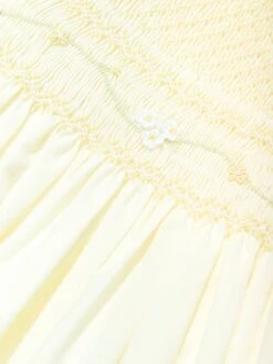 Baby Girls Embroidered Dress In Yellow -Monna Clothing Shop SARS4005 LEMON 4