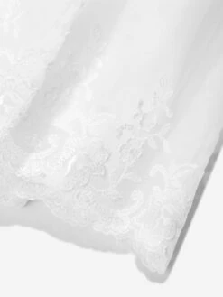 Girls Ceremonial Ballerina Length Dress In Ivory 9 Girls Ceremonial Ballerina Length Dress In Ivory -Monna Clothing Shop SARS4015 IVORY 4