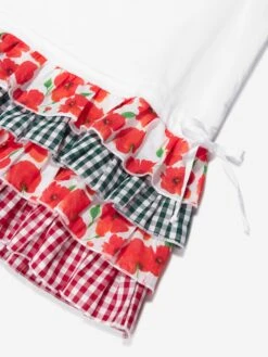 Girls Beach Dress In White -Monna Clothing Shop SELS3032 WHITE 3