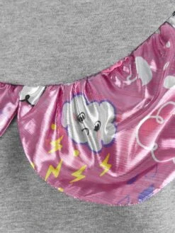 Grey & Pink Weather Dress 8 Grey & Pink Weather Dress -Monna Clothing Shop SIMOS019 911 3