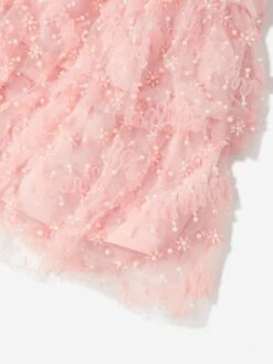 SELF PORTRAIT Girls Sequin Dress In Pink -Monna Clothing Shop SPOS4010 PINK 3