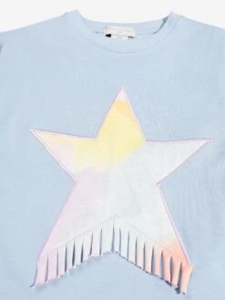 Girls Star Sweater Dress In Blue -Monna Clothing Shop STEA3012 602 3