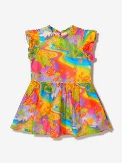 Girls Cotton & Silk Dress