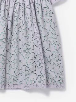 Girls Embroidered Star Dress In Purple -Monna Clothing Shop STES4010 LILLA EMBROIDERY 4