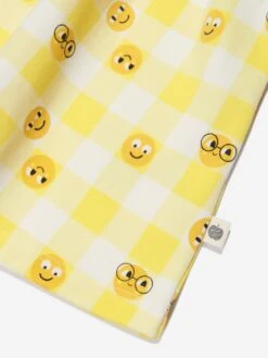 Girls Tiddlywink Dress In Yellow -Monna Clothing Shop TBMA3008 YELLOW TIDDLYWINK 4