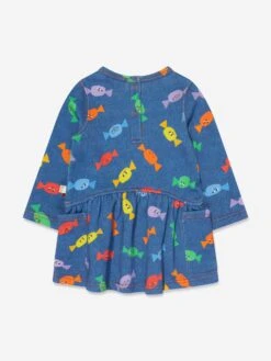 Girls Sweetie Denin Dress In Blue -Monna Clothing Shop TBMA3033 DENIM SWEETIE 2