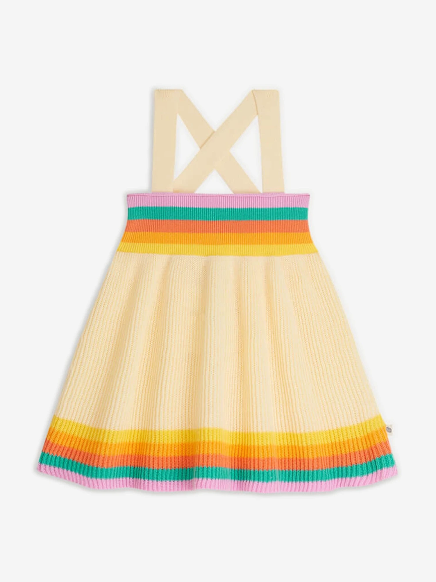 Girls Bay Rainbow Striped Sun Dress In Multicolour 3 Girls Bay Rainbow Striped Sun Dress In Multicolour