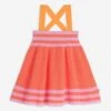 Girls Bay Knitted Sun Dress In Red