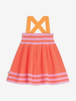 Girls Bay Knitted Sun Dress In Red -Monna Clothing Shop TBMS4005 RED 2