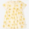 Girls Cari Starfish Pocket Dress In Ivory -Monna Clothing Shop TBMS4009 STARFISH 1