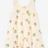 Girls Parasol Sun Dress In Ivory -Monna Clothing Shop TBMS4021 PARASOL 1