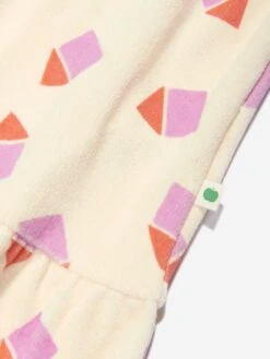 Girls Silky Terry Beach Hut Sun Dress InIvory -Monna Clothing Shop TBMS4045 PINK BEACH HUT 4