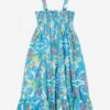 Versace Girls Cotton Poplin Baroccofest Print Dress 2 Versace Girls Cotton Poplin Baroccofest Print Dress -Monna Clothing Shop VERS2063 5V140 1