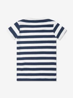 Versace Baby Girls Nautical Striped Dress In Navy 7 Versace Baby Girls Nautical Striped Dress In Navy -Monna Clothing Shop VERS4161 NAVY WHITE RED 2