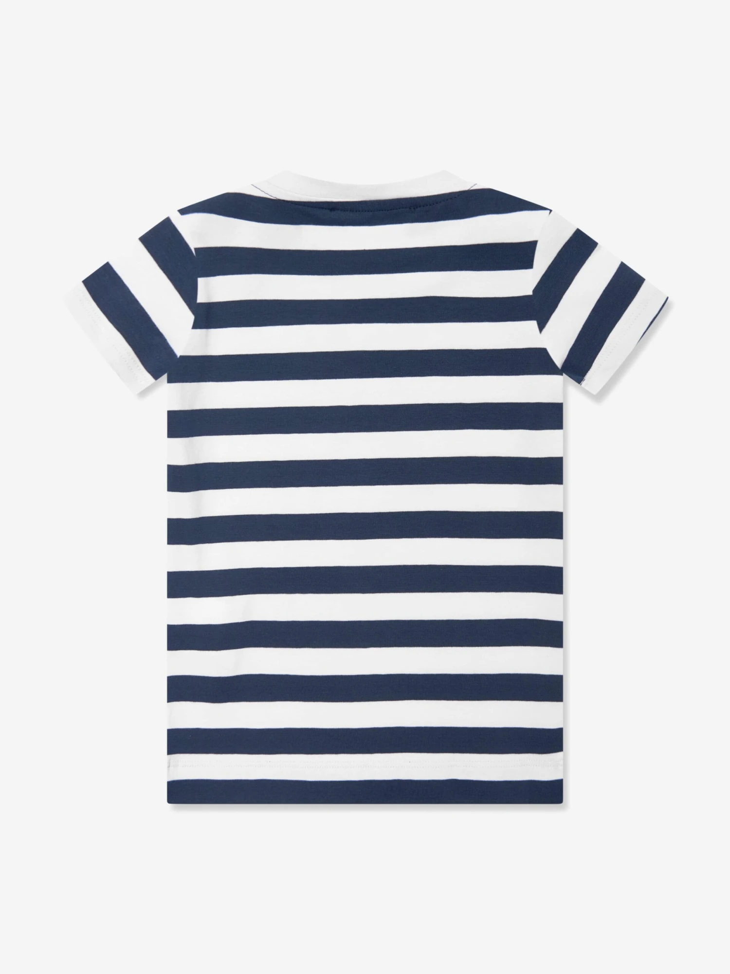 Versace Baby Girls Nautical Striped Dress In Navy 4 Versace Baby Girls Nautical Striped Dress In Navy - Image 2