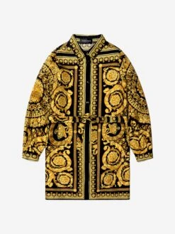 Versace Girls Baroque Print Shirt Dress