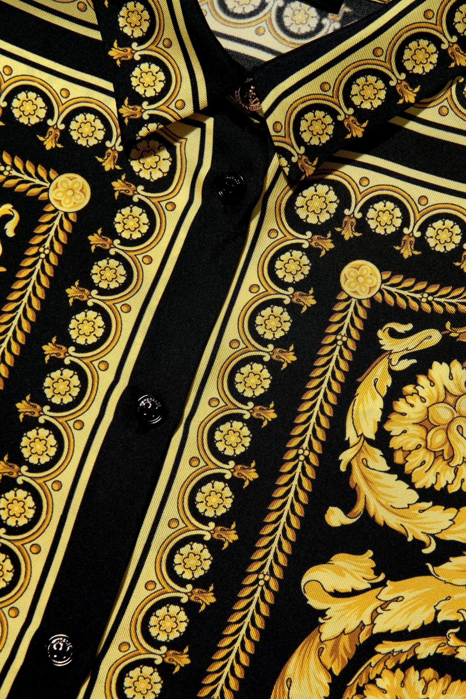 Versace Girls Baroque Print Shirt Dress 5 Versace Girls Baroque Print Shirt Dress - Image 3